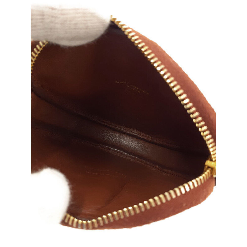 Saint Laurent Le Monogramme Coeur Crossbody Bag Chocolate BROWN - Picture 3 of 9